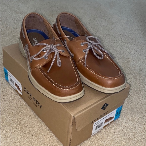 Mens Sperry Intrepid Boat Shie Tan Size 
